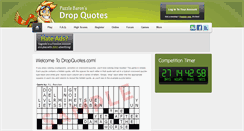 Desktop Screenshot of dropquotes.com