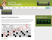 Tablet Screenshot of dropquotes.com